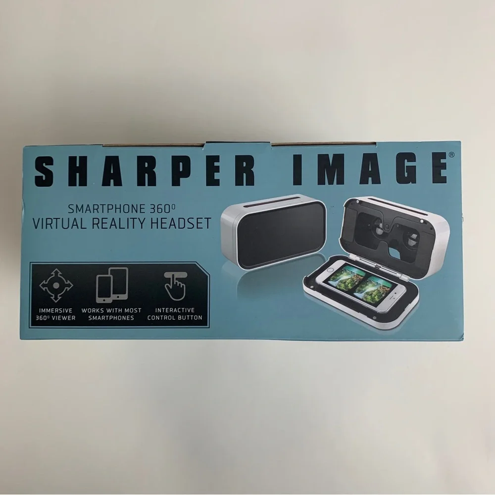 Sharper Image Virtual Reality Headset Smartphone 360 IOS or Android NEW